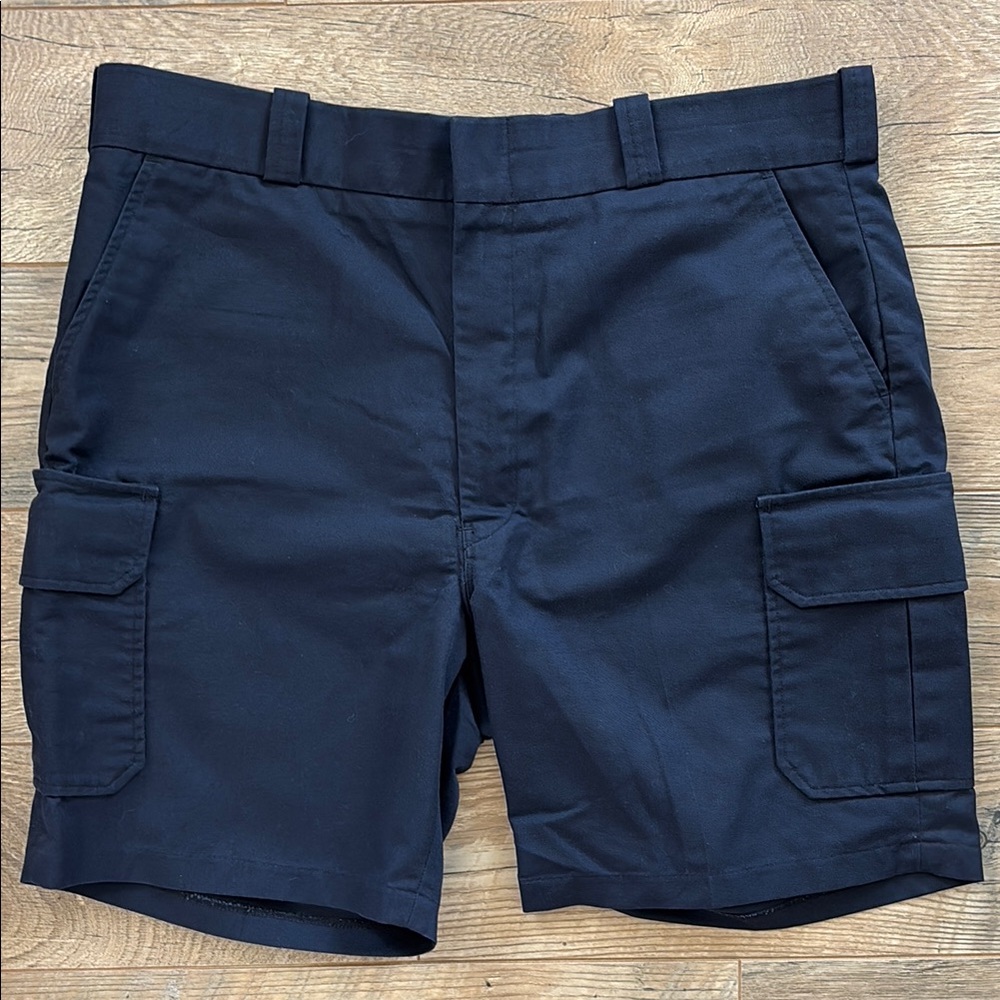Mens Cargo Shorts (Elbeco) Size 40R Navy Blue Tactical Twill